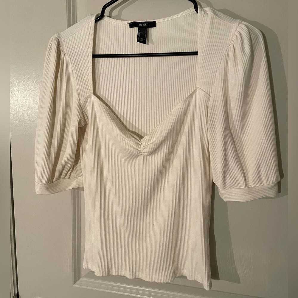 White Forever 21 Top